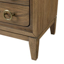 3 Drawer Nightstand With USB - Latte by HouseOfZazla