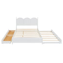 Platform Bed With With 2 Big Drawers And Trundle by HouseOfZazla