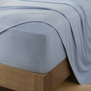 4-Piece Queen Stretch Jersey Sheet Set,Blue by Montret