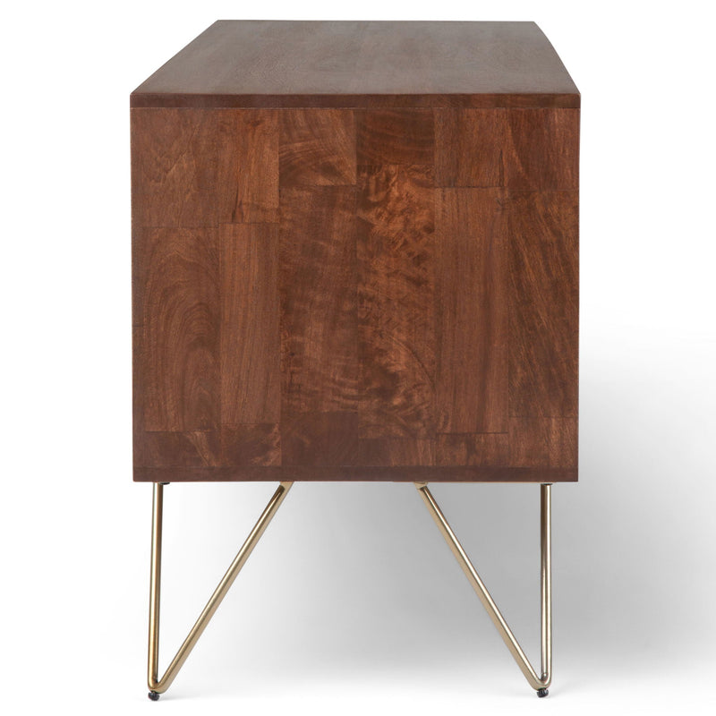 Hunter - TV Media Stand - Umber Brown Stain, photo 3 of 9