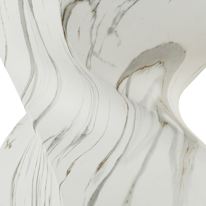 Outdoor End Table, Round Side Table For Patio And Garden - Marble, photo 3 of 7