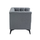 Accent Chair Living Room Chairs Single Sofa Chair,Arm Chairs with Linen Fabric, Mid Century Accent Arm Chairs Comfy Reading Lounge Club Armchair for Bedroom Office Study
