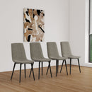 Modern Upholstered Dining Chairs With Cushion Seat And Sturdy Legs (Set of 4) by HouseOfZazla