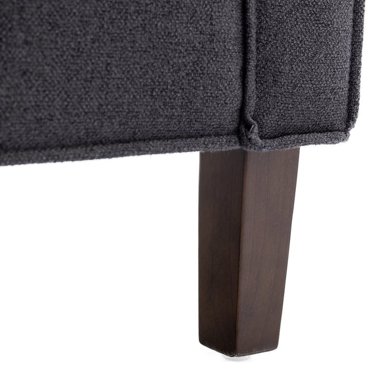 Accent Chair with Ottoman, Mid Century Modern Barrel Chair Upholstered Club Tub Round Arms Chair for Living Room