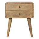 Curved Nightstand by Unique Piece Furniture