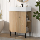 Bathroom Vanity, Combo Cabinet, Bathroom Storage Cabinet, Single Ceramic Sink by HouseOfZazla