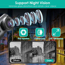 Dual Channel Car Dash Cam with Front 4K & Rear 1080P by LJGDeals