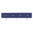 TV Stand With Slatted Drawers