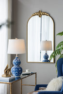 D13x25.7' Blue and White Round Two-Tiered Ceramic Vase Lamp