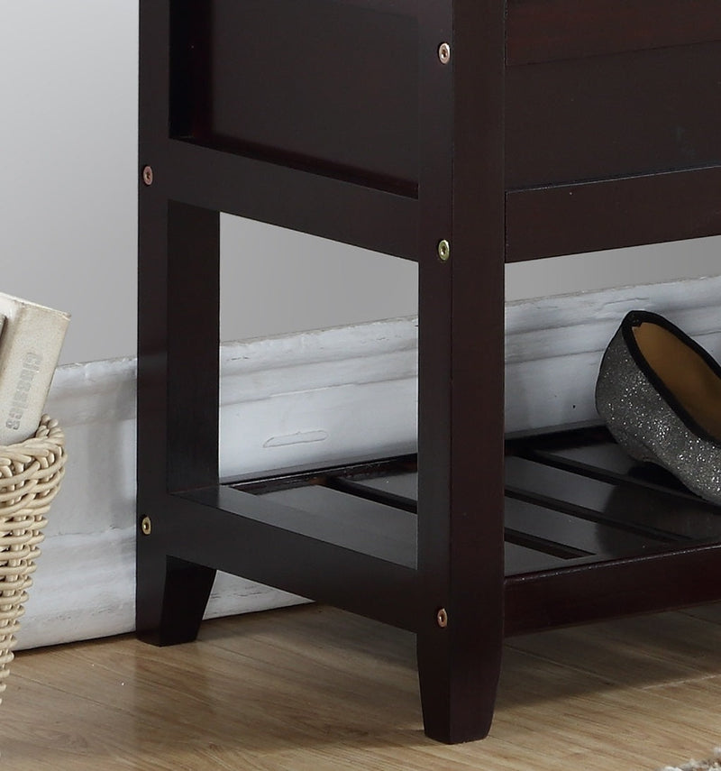 Walker Edison | Entryway Seating Bench with Shoe Storage