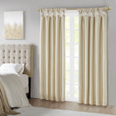 Twist Tab Total Blackout Window Curtain Panel Champagne 50x84