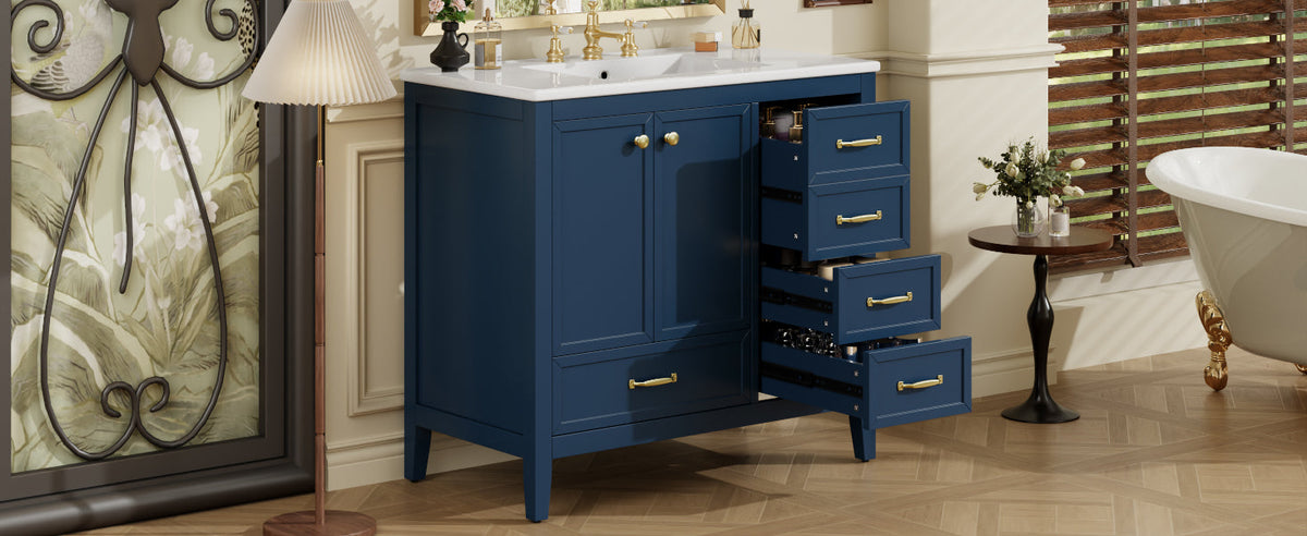 36" Bathroom Vanity with Sink, photo 4 of 10