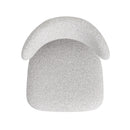 Locke - Modern Upholstered Dining Chair With Frame - Salt / Pepper by HouseOfZazla