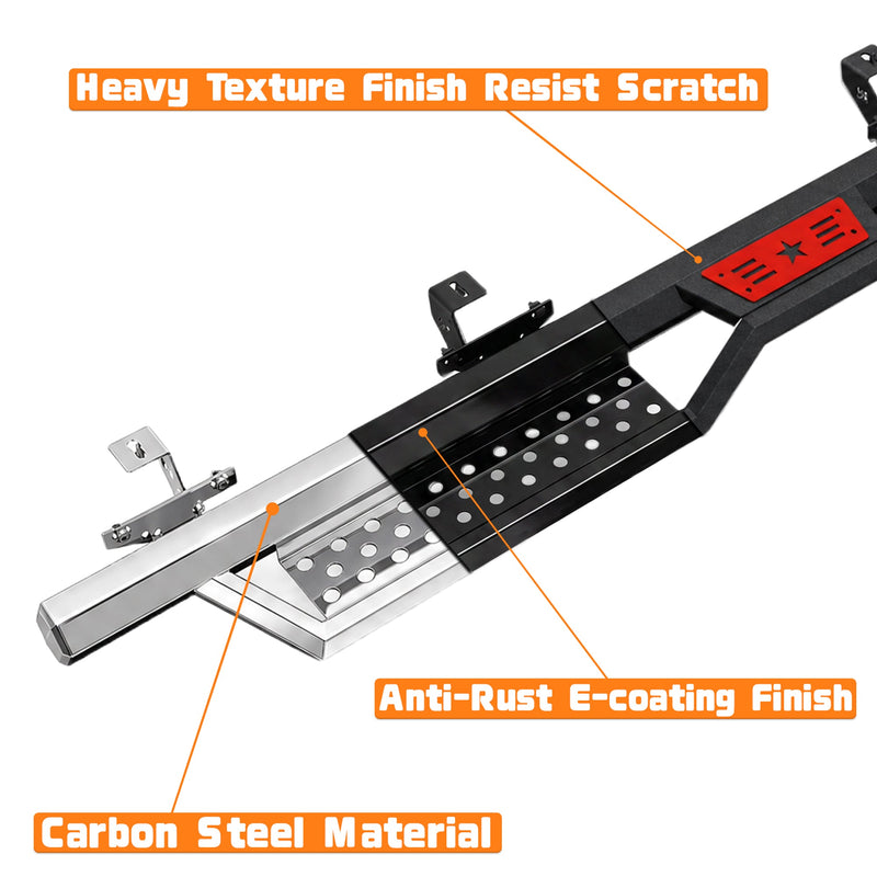 Hexagonal Style Running Boards for Jeep Gladiator JT, photo 5 of 10