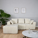 Corner Combination Sofa Sectional Couch With Soft Fabric by HouseOfZazla