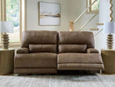 Beckley Place - 2 Seat Power Reclining Sofa With Adjustable Headrest - Earth