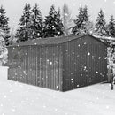 12x10 Ft Metal Garden Shed for Outdoor Storage by HouseOfZazla