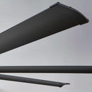 75" Industrial DC Motor Downrod Mount Reversible Ceiling Fan with Lighting and Remote Control