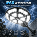 4500W Large Solar Street Lights Outdoor - Commercial Grade Solar Powered Street Light 120000LM with Remote