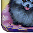 Pomeranian Dish Drying Mat Absorbent Dish Drying Mat Pad for Kitchen Counter Dish Drainer Mat for Countertop, 14 x 21", Multicolor