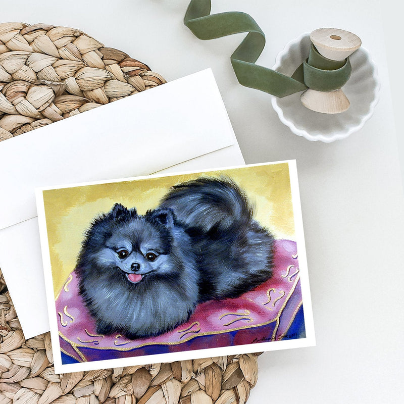 Pomeranian Greeting Cards and Envelopes Pack of 8