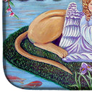 Angels with Great Dane Dish Drying Mat – Absorbent, Artistic Kitchen Essentials 7507DDM