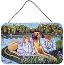 Angels with Great Dane Aluminium Metal Wall or Door Hanging Prints