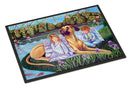 Angels with  Great Dane Indoor Outdoor Mat 18x27 Doormat