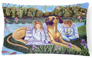 Angels with  Great Dane Decorative   Canvas Fabric Pillow