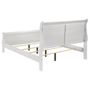 Mckee - 4 Piece Queen Bedroom Set, Includes Bed, Nightstand, Dresser And Mirror - White