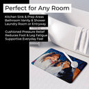 Sheltie Memory Foam Kitchen Mat Machine Washable Anti-Fatigue Cushion Comfort Bath or Kitchen Rug