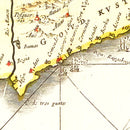 Vintage Map of Guinea 1665