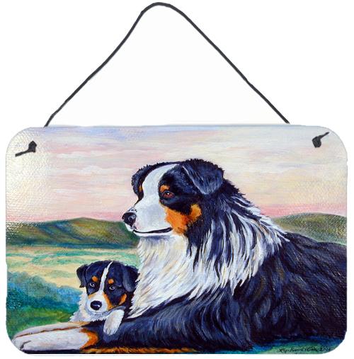 Australian Shepherd Aluminium Metal Wall or Door Hanging Prints