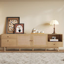TV Stand With Doors - Natural by Unique Piece Furniture