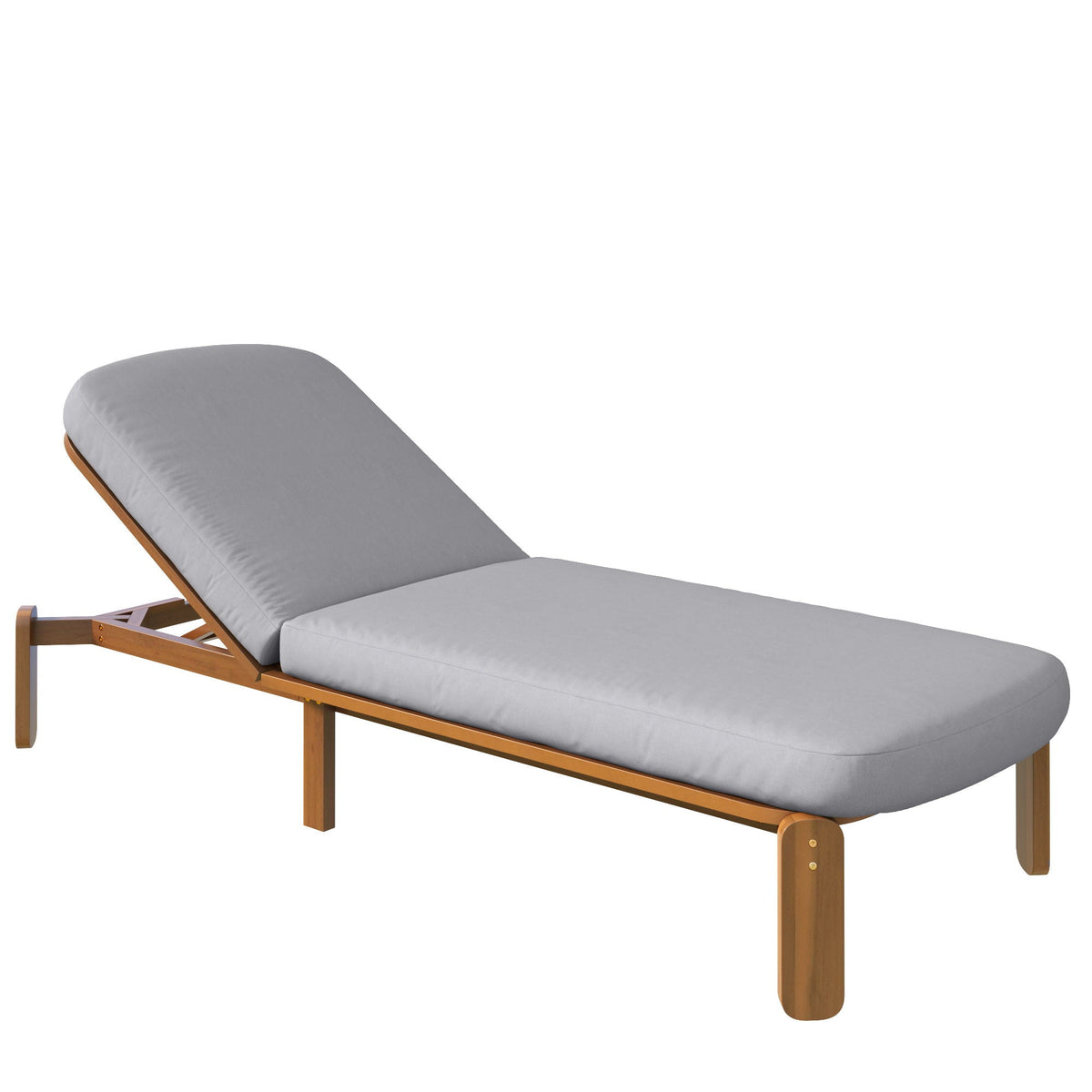 Outdoor Chaise Lounge With Adjustable Backrest, photo 22 of 40