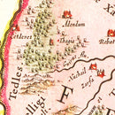 Vintage Map of Morocco 1665