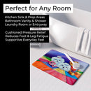 Maltese Memory Foam Kitchen Mat Machine Washable Anti-Fatigue Cushion Comfort Bath or Kitchen Rug