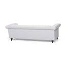 Chesterfield Style 3 Seater Sofa With Deep Button Tufting