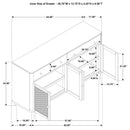 Benson - 2 Drawer Sideboard - Sand