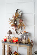 Metal Wall Art With Grid Pattern - Silver by Unique Piece Furniture