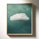 Gentle Cloud over Seafoam Sky