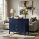 Fluted 3 Drawer Nightstand With Soft Close Slides by HouseOfZazla