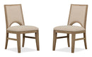 Tristan - Upholstered Side Chair (Set of 2) - Swiss Coffee