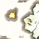 Vintage Map of Shantung, China 1665