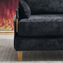 Mid Century Modern Foldable Sofa Bed, 3 In 1 Convertible Sleeper With 3 Pillows by HouseOfZazla