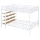 Bunk Bed With 5 Tier Shelves by Unique Piece Furniture