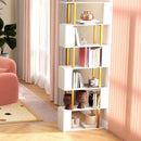 Modern Living Room Furniture Set (Bookcase + Coffee Table + End Table + Accent Chair) by LJGDeals