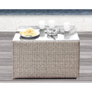 Comfortable Modern Patio Rattan Sectional Set With Cushions