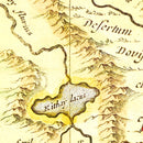 Vintage Map of Tartary & China 1665