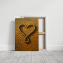 Lassoed Heart Western Rope Art